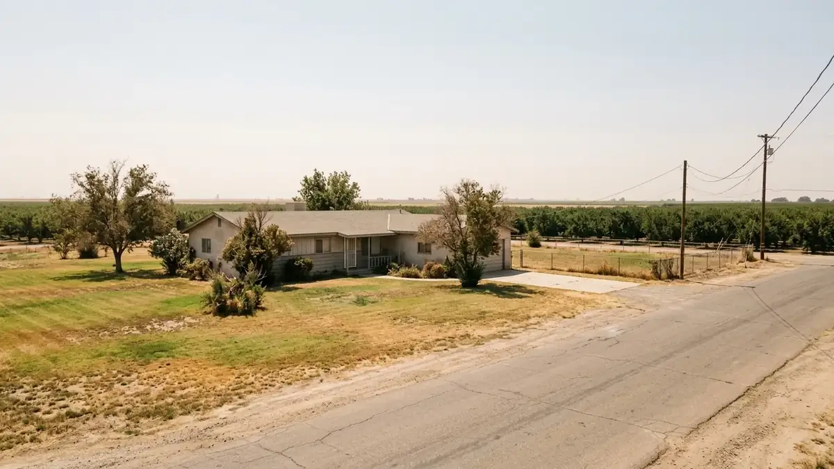 Valley ranch home, the kind of home we serve with trenchless sewer line repair in Clovis, CA